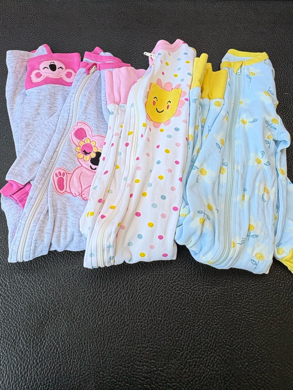 Baby girls sleeper pajamas